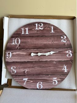 Rustic farmhouse clock