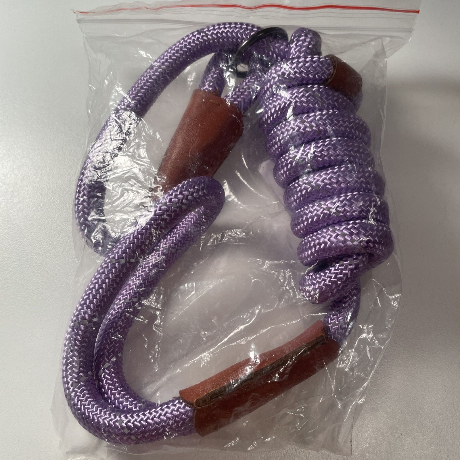 New! Dog Rope Training Leash 5 FT Pet Slip Lead Small Medium Lavender Nylon