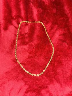 Solid Gold Rope Chain