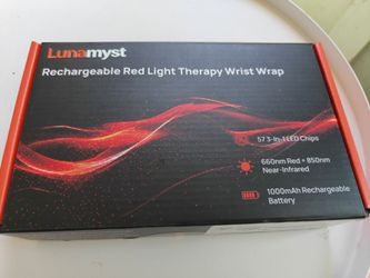 Lunamyst Rechargeable Red Light Therapy Wrist Wrap 660nm + 850nm