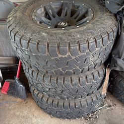Used Rim And Tires Set If 4