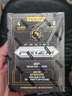2025 Panini Prizm Club World Cup Soccer Blaster Box – FIFA Trading Cards! New Factory Sealed!