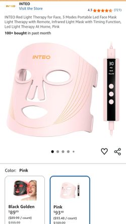 LED face mask