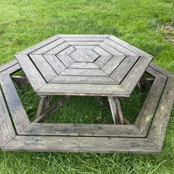 Hexagon Picnic Table