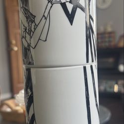 Disney The Nightmare Before Christmas Jack & Sally Set of 4 Stackable 10 Oz Cups