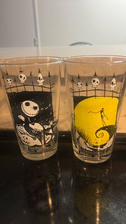Nightmare Before Christmas Pint Glasses Set of 2