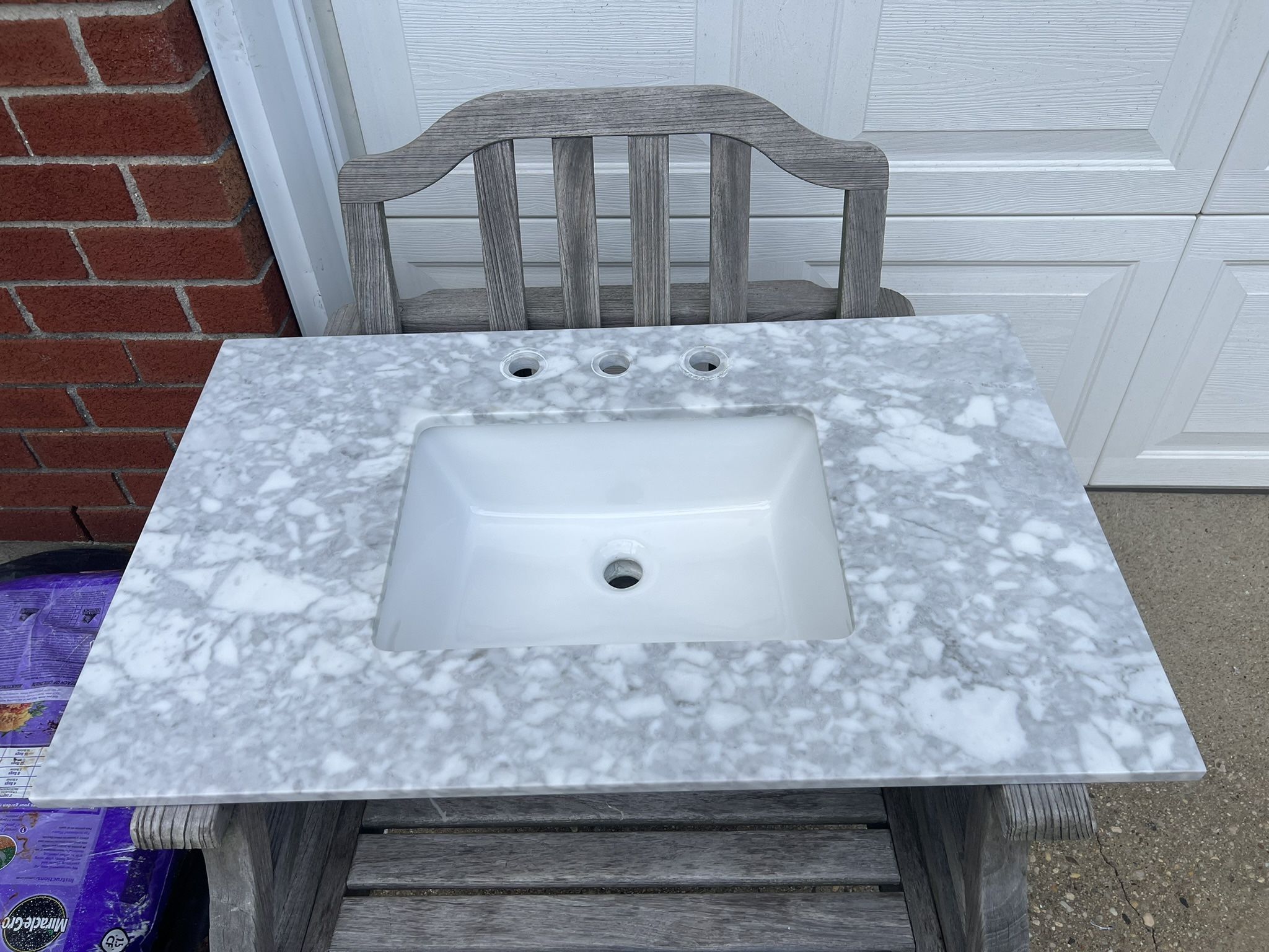 Carrara Marble Vanity Top