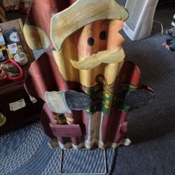 metal Santa claus