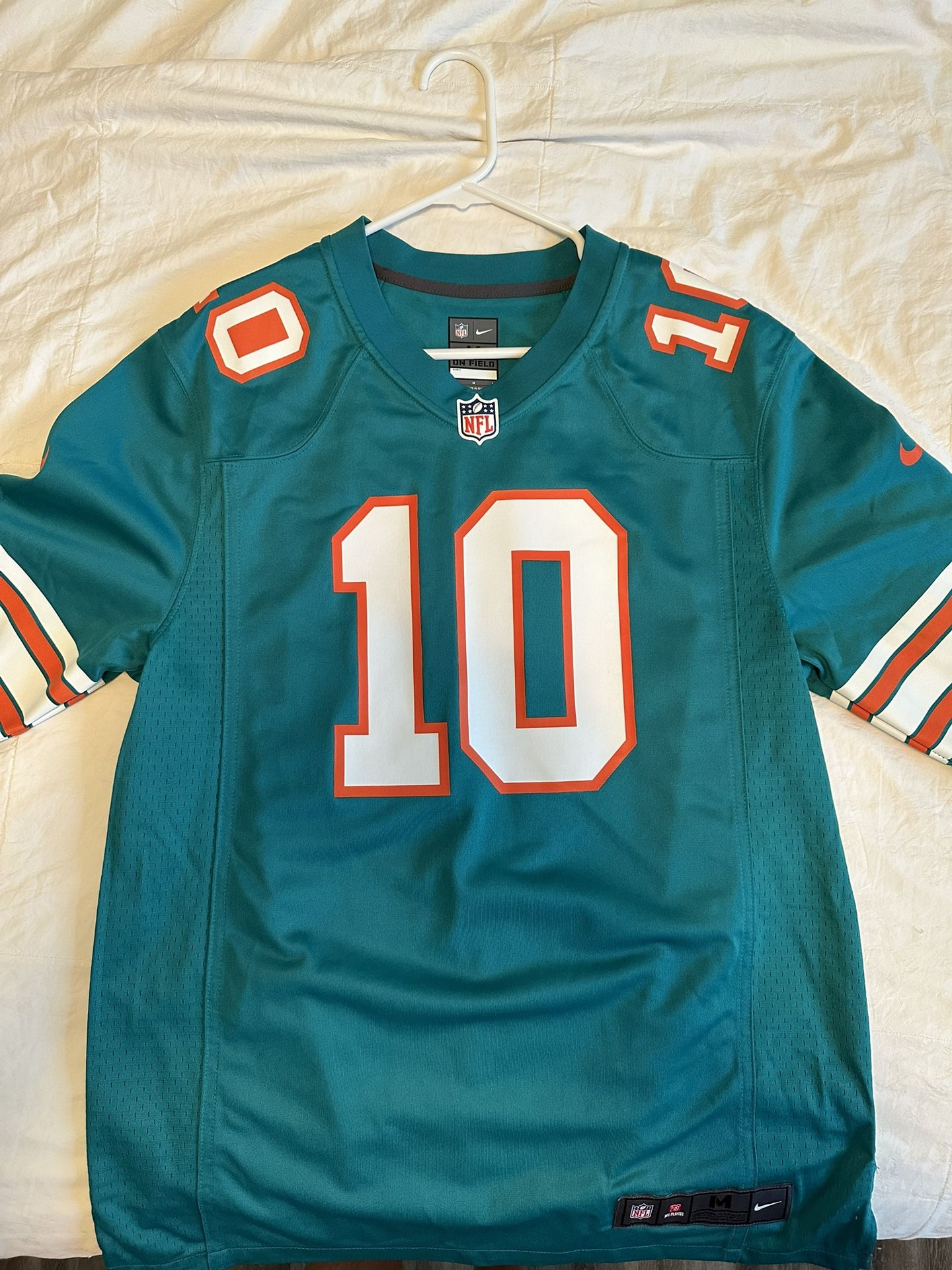 Tyreek Hill Aqua Throwback Nike Jersey Men’s Medium