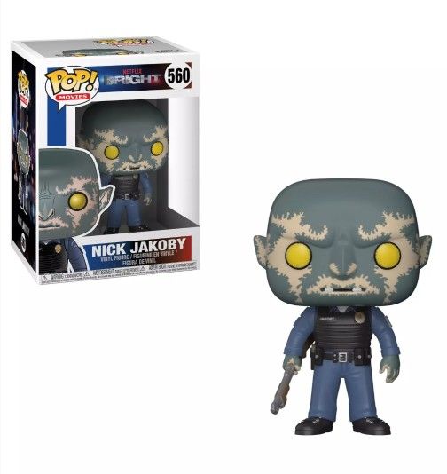 NEW Funko POP! Nick Jacoby 560 (w/Gun) Netflix Bright