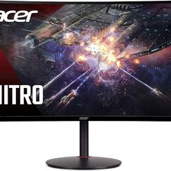 NEW SEALED Acer Nitro XZ270U 27” Curved 1440p 165Hz Gaming Monitor FreeSync
