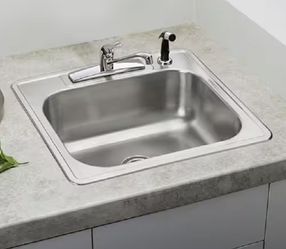Kitchen Sink Drop In Stainless Steel 25
