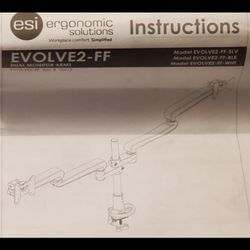 Esi EVOLVE2-FF Dual Monitor Arms