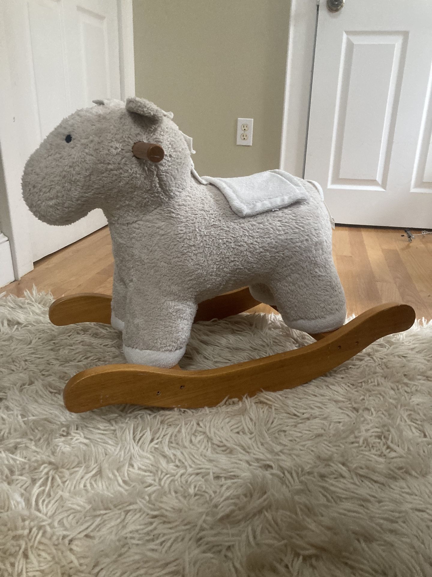 POTTERY BARN KIDS LAMB ROCKER