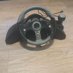 Mad Catz MC2 Racing Wheel and Pedals For Xbox.