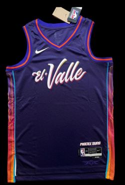 Nike Phoenix Suns “ El Valle “ City Edition Swingman Jersey In Purple