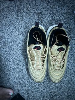 Gold 97 airmaxs silver