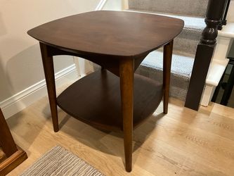 Table - Wood accent or side table - brown