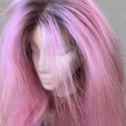 Megan Fox Inspired Baby Pink Wig