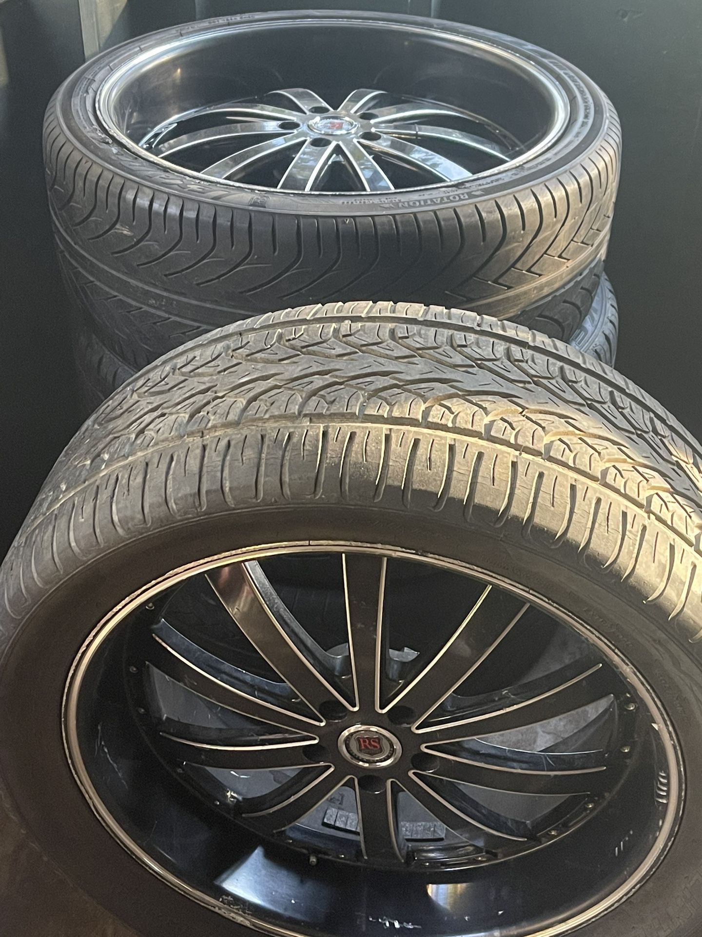 🔥 22” RS Red Sport Rims – $150 (Quick Sale) 🔥