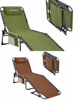 Fundango Folding Chaise Lounge Chair