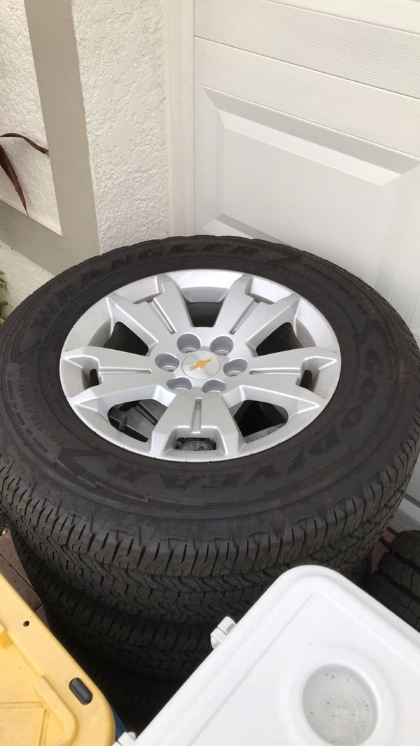 17” Chevy Colorado Wheels Tires 6x120 Bolt Pattern (SET OF 4) for Sale