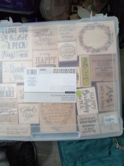 Rubber stamps for scrapbooking