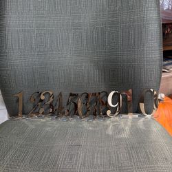 Table Numbers
