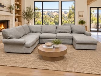 🇲🇽📣✅⚡️FLASH SALE! ($3k-$9k) 🚚 FREE DELIVERY— LIGHT GRAY BASSETT SECTIONAL ⚡
