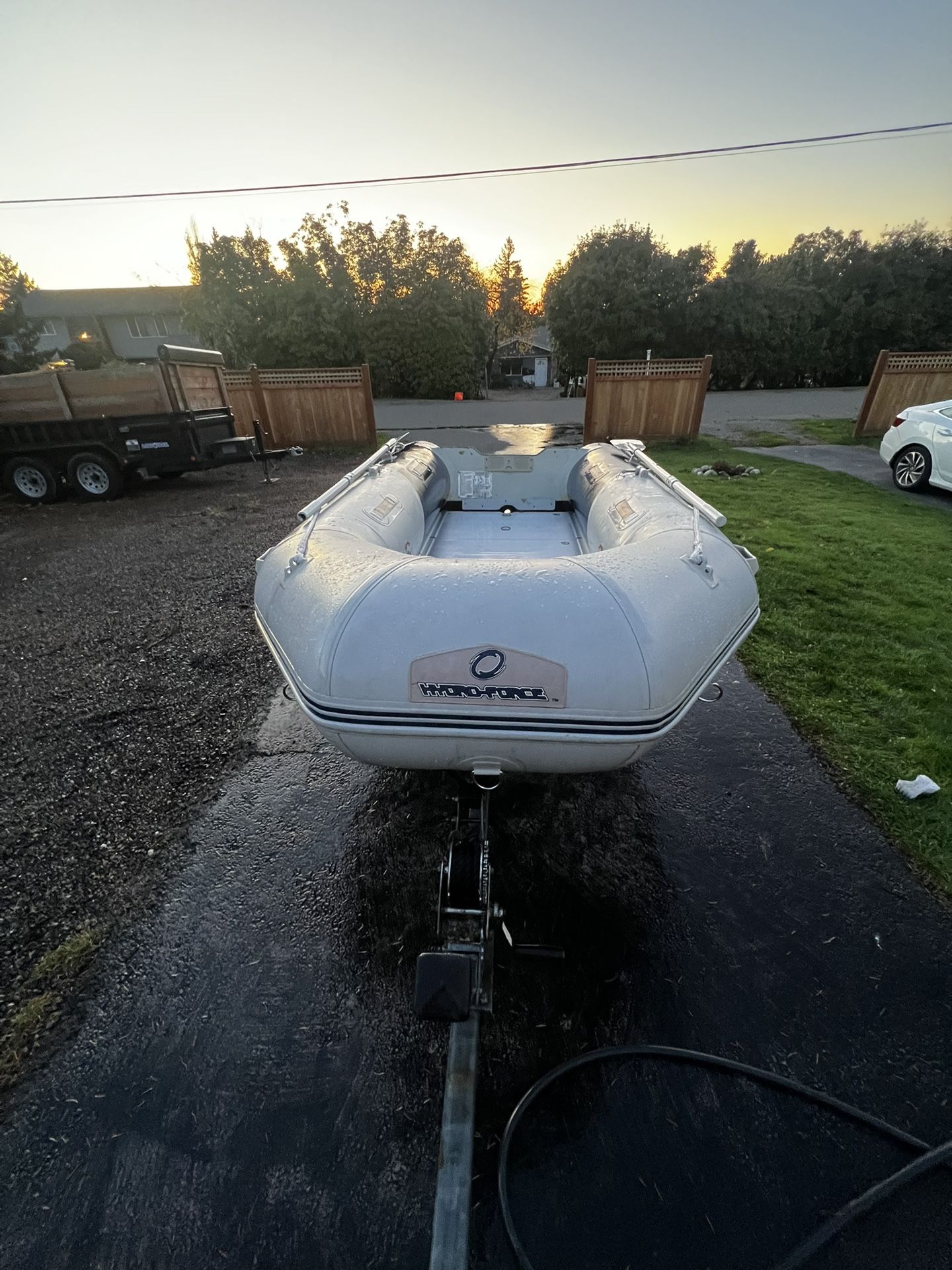 Inflatable Boat/ 15hp Engine