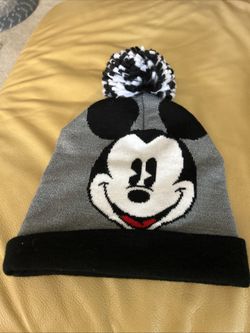 Mickey Mouse Disney Productions Knit Beanie Hat. One Size Fits All. Never Worn