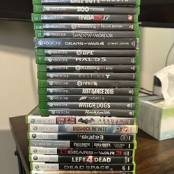 Xbox One And Xbox 360 Games - Used  - $40 For All - Must Take All