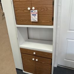 Microwave Pantry Cabinet 