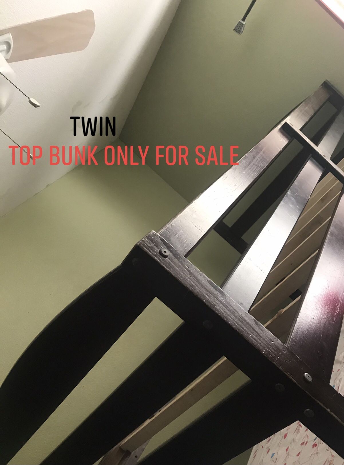 Twin top bunk