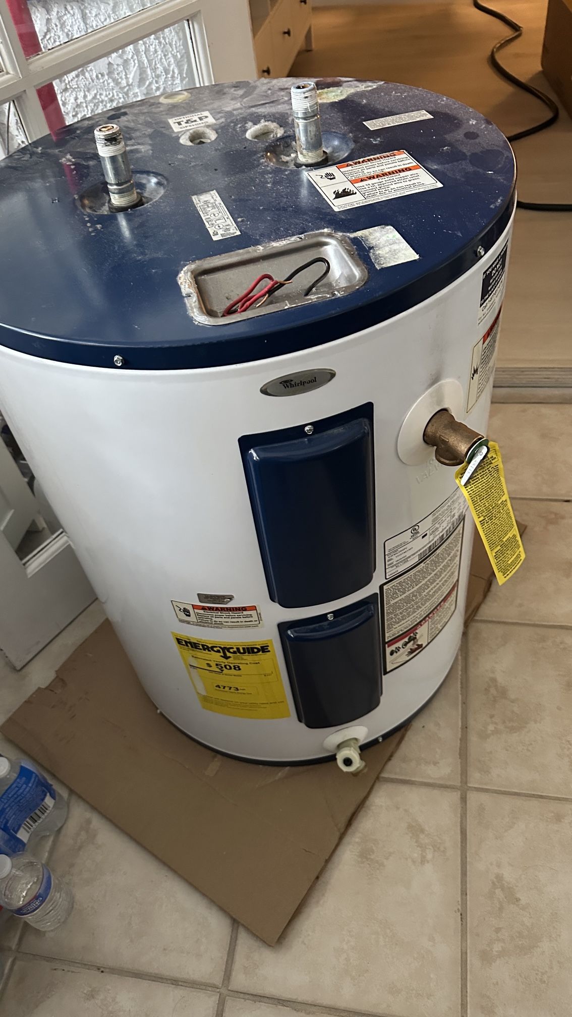 Whirlpool 38 Gallon Electric Water Heater