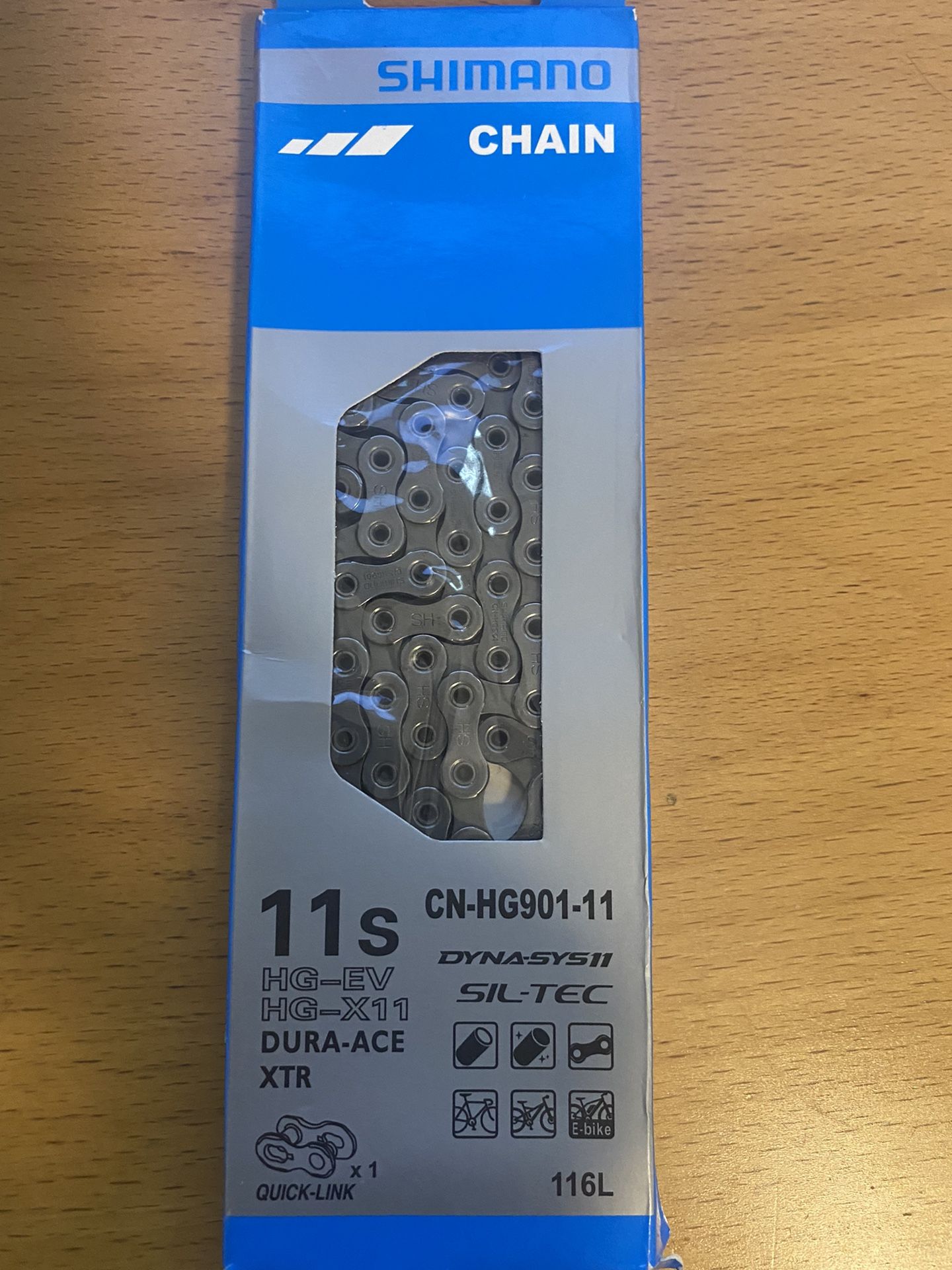 SHIMANO XTR 11s bike Chain  ( Shimano XTR 11s/Dura-Ace CN-HG901-11