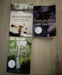 Gary Paulsen Books 3 Hatchet, Brian’s Winter And Dogsong 