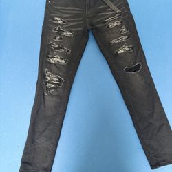 Stressed Amiri Jeans 