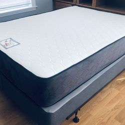 MATTRESS+BOX Queen Size Foam Ortopédico 12”Thick Box Spring 9”inches Brand New We Deliver 