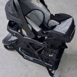 Baby Trend EZ Ride Plus Travel System Stroller+Car seat
