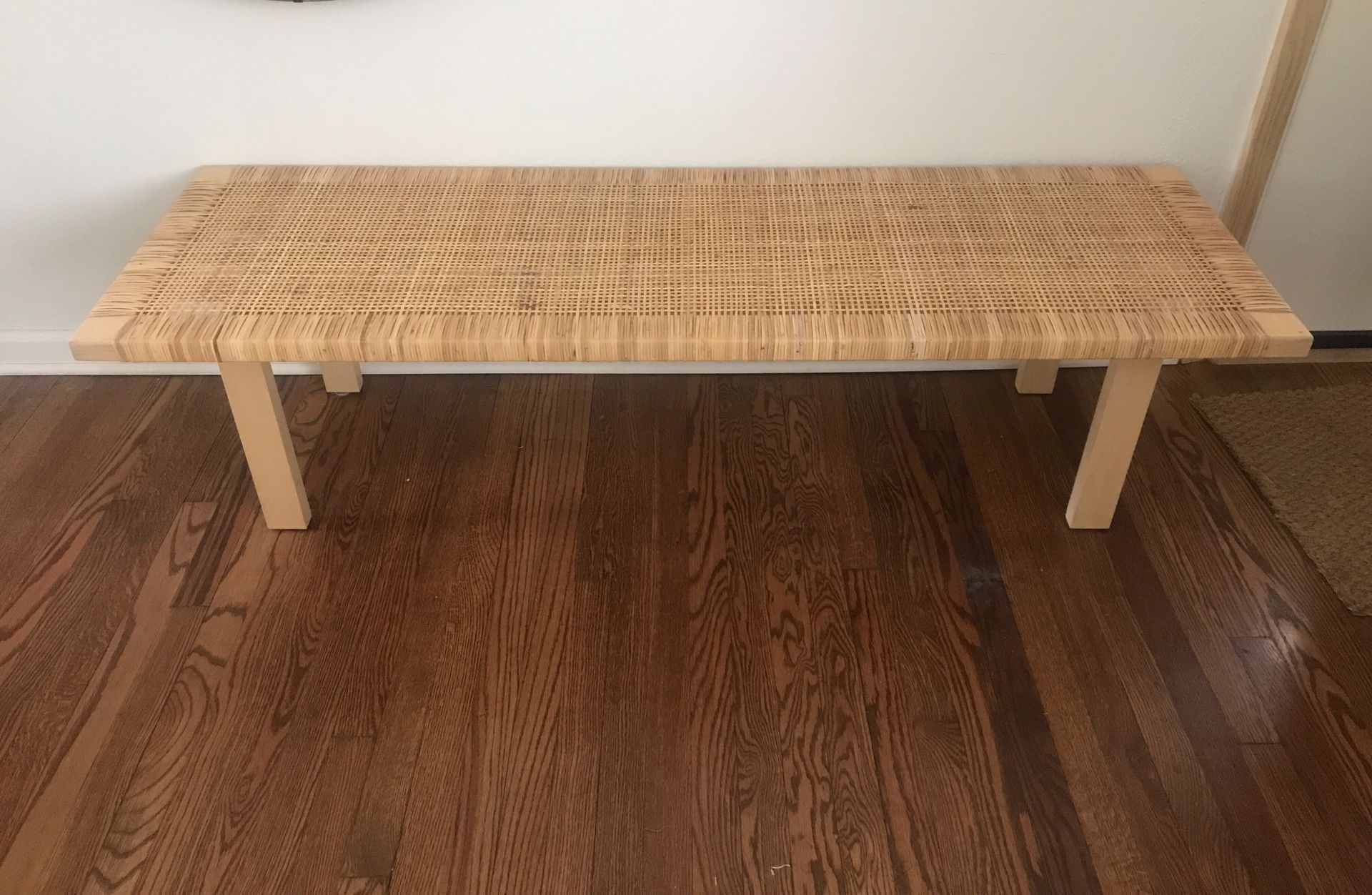 Ikea woven bench