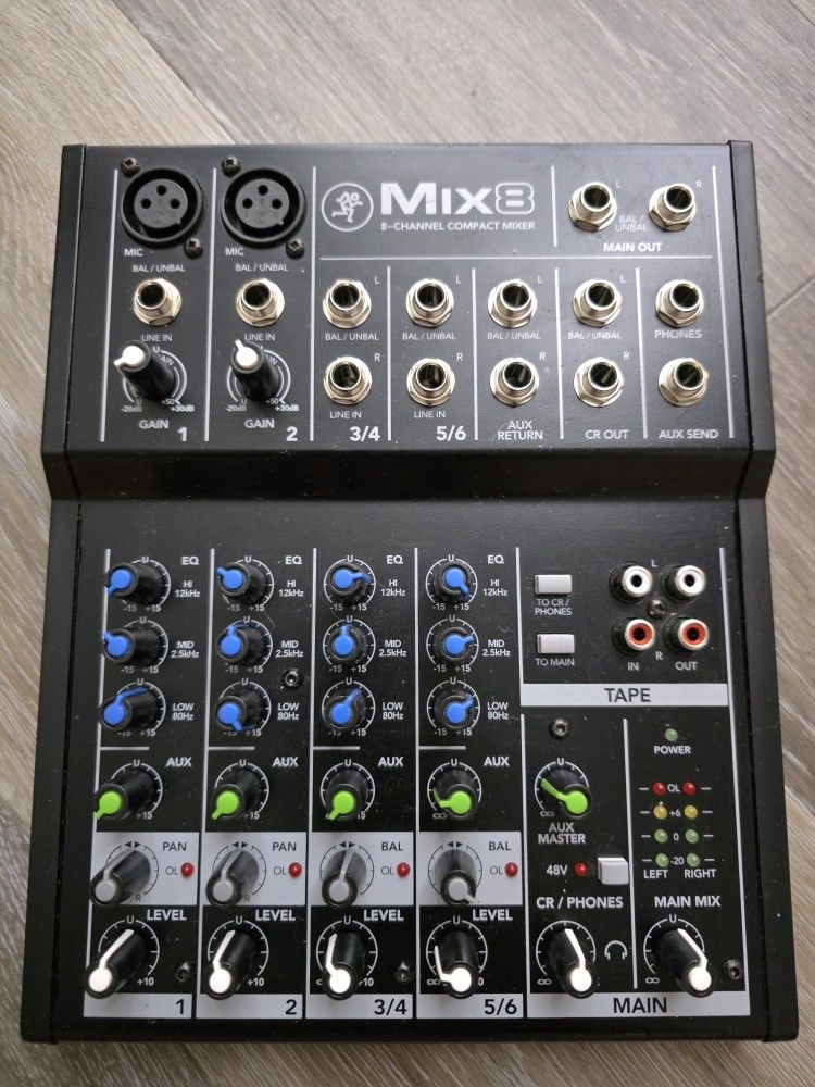 Mix8 Compact 8 channel mixer