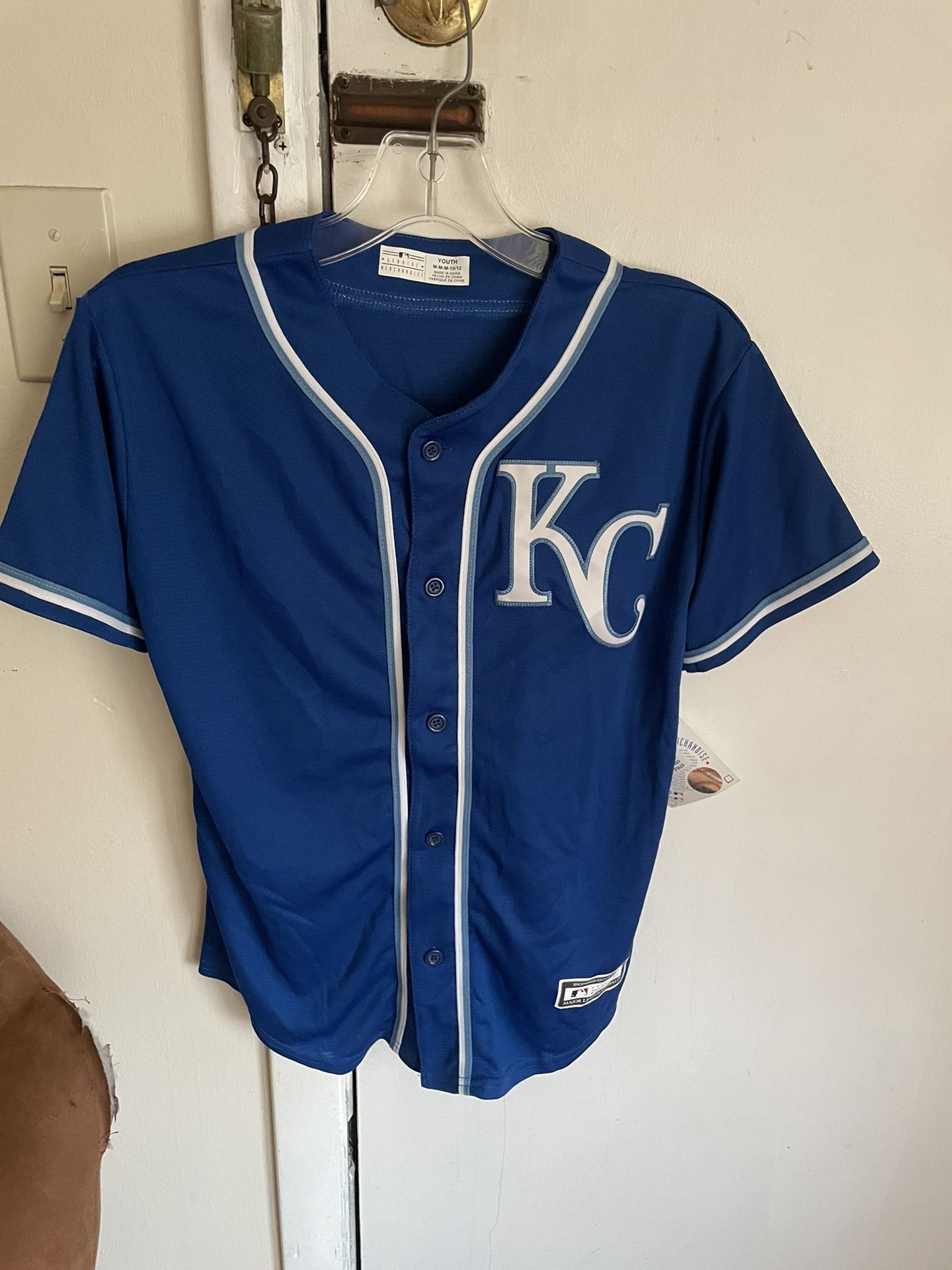 Kansas City Royals Majestic MLB Youth Jersey M