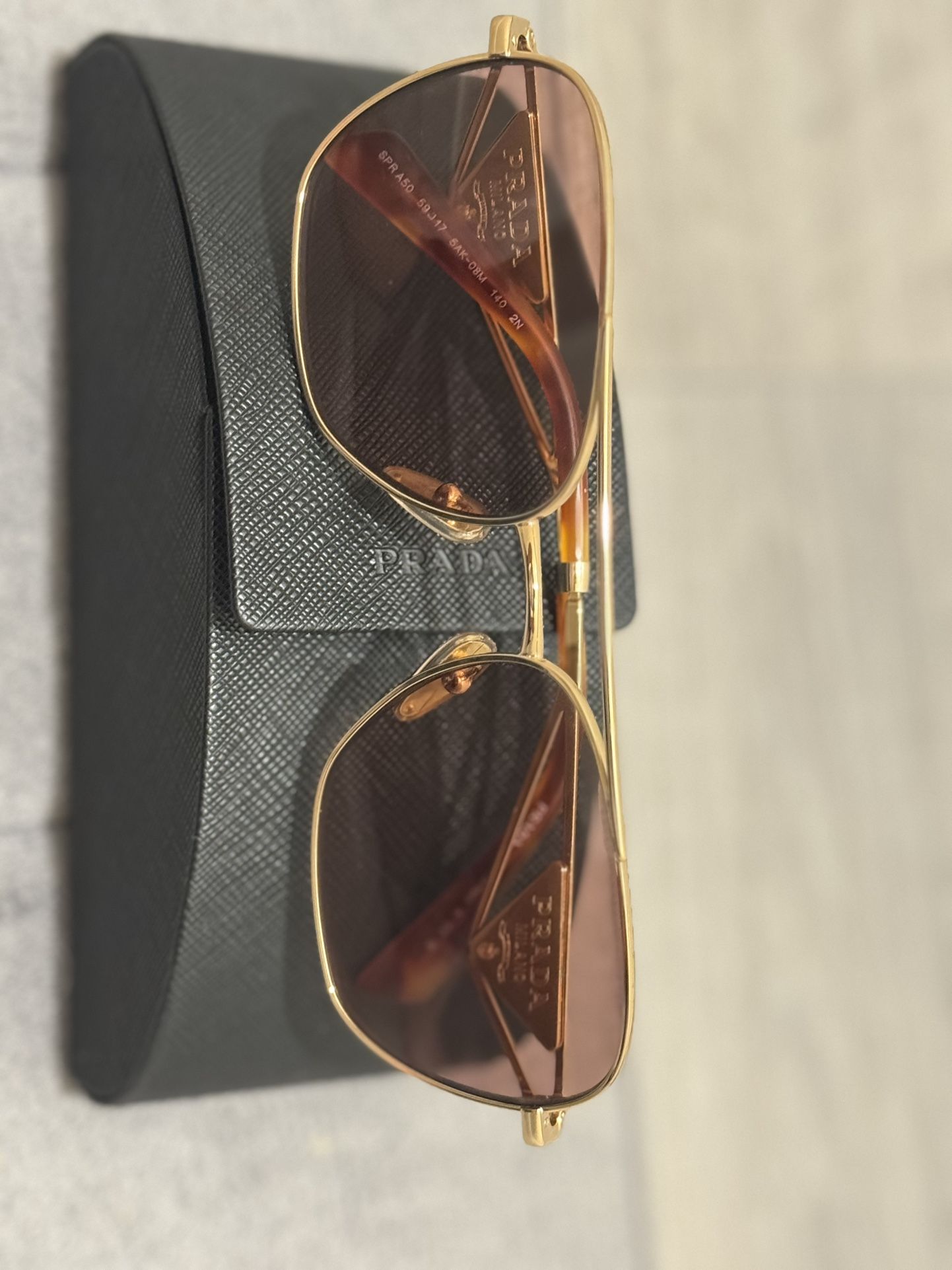 Prada Sun Glasses With Case
