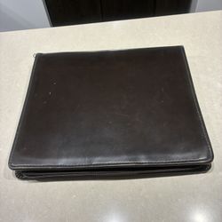 Made In USA 3 Ring Leather Folder
