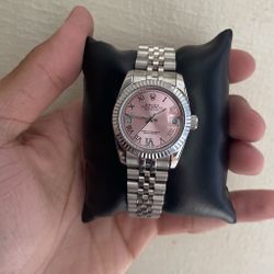 Pink Face Ladies Watch 