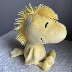 Woodstock Snoopy Friend Peanuts Gang Plush 12" Yellow Bird Stuffed Animal Toy