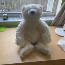 white polar bear Stuffed animal
