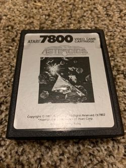 Asteroids for the Atari 7800