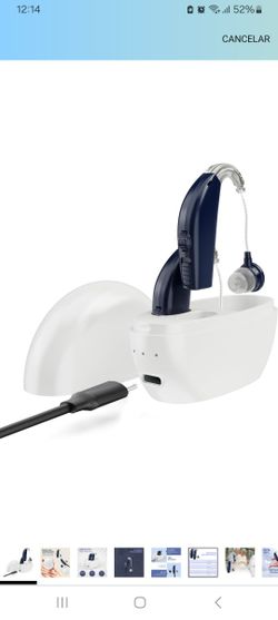 Digital Hearing Amplifier (Pair of 2) Personal Hearing Enhancement Sound Amplifier, Rechargeable Digital Hearing Amplifier with All-Day Battery Life, 